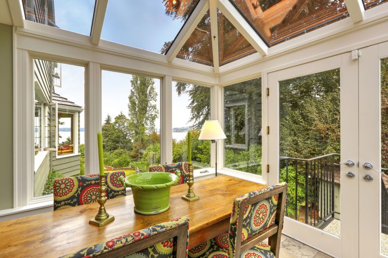 Completed Sunroom with Outdoor View